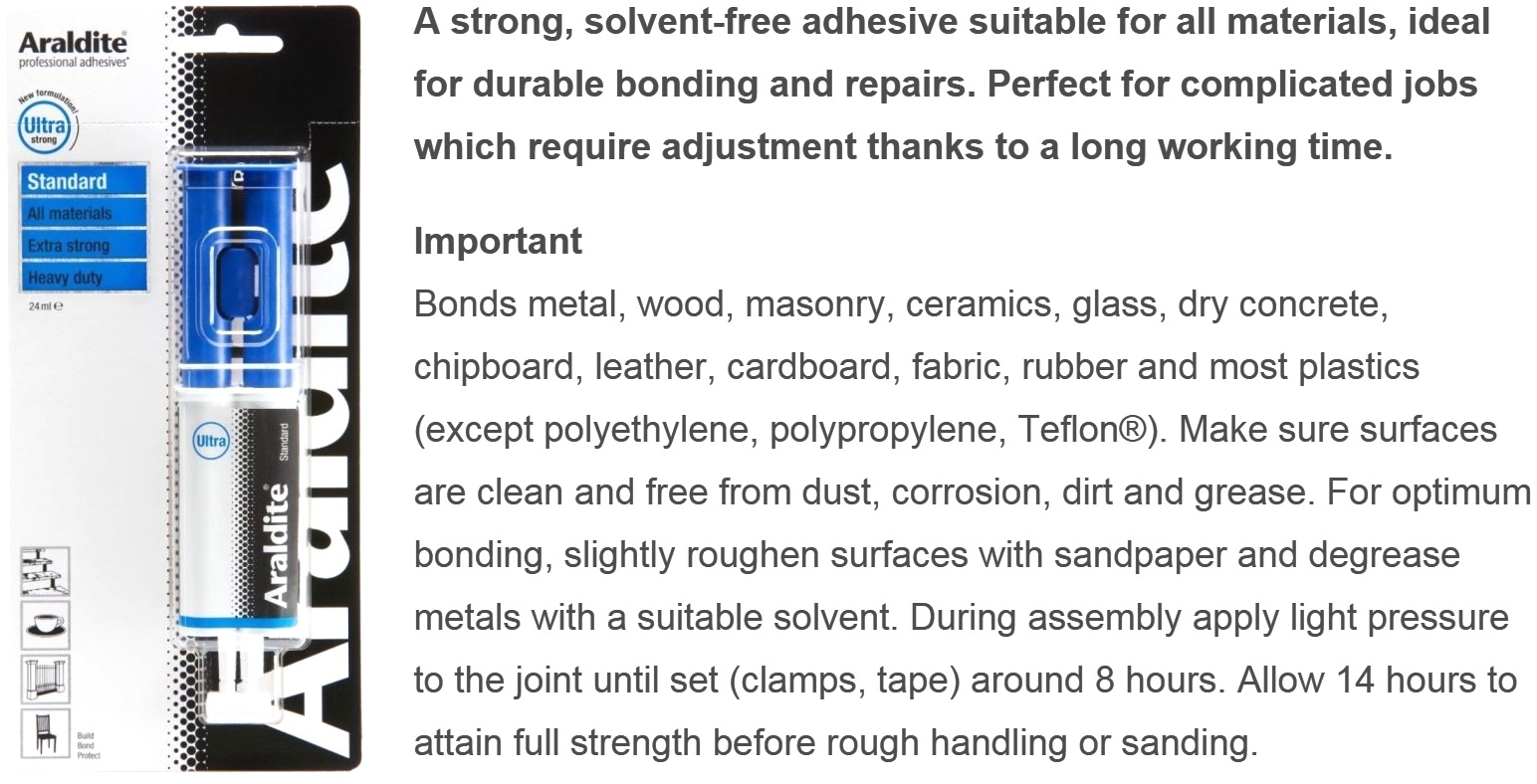 דבקים אפוקסי ארלדייט ARALDITE EPOXY ARA400003